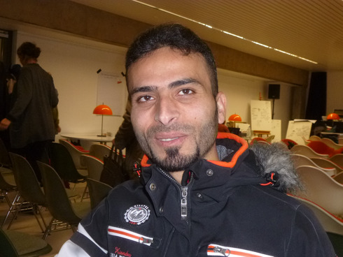 Aiman Al Msitef, Geflüchteter aus Syrien